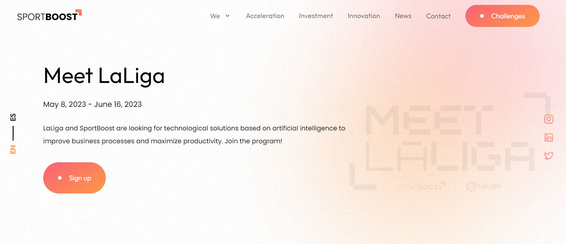 Sport et IA : Meet LaLiga, le programme pour les startups développant des solutions utilisant l'IA au service du sport.